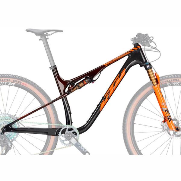 KTM Scarp Exonic Carbon Transparent Orange rámová sada